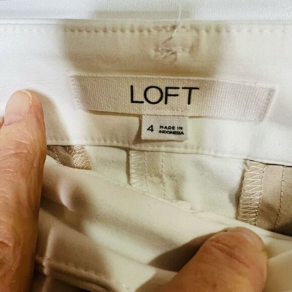 LOFT Riviera Short White Sz 4 - Picture 8 of 10